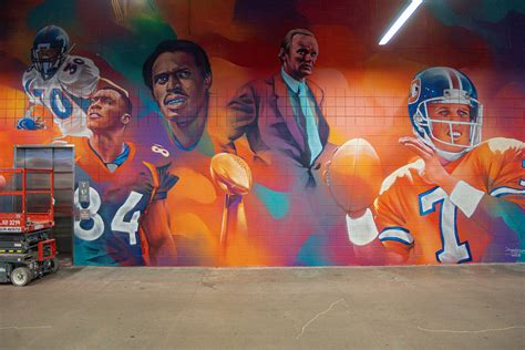 Denver Broncos Hall Of Fame Mural Behance