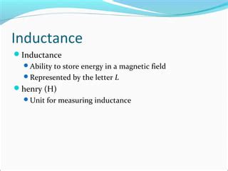 inductance | PPT