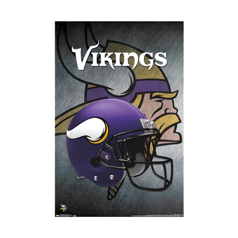 Trends International NFL Minnesota VIkings - Helmet 16 Wall Poster