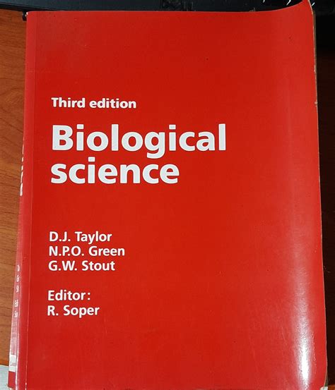 Biological Science D J Taylor N P O Green And G W Stout Usedbooks Lk