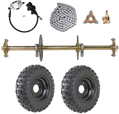 Amazon Zxtdr Rear Live Axle Kit With Tubeless Wheels Tires