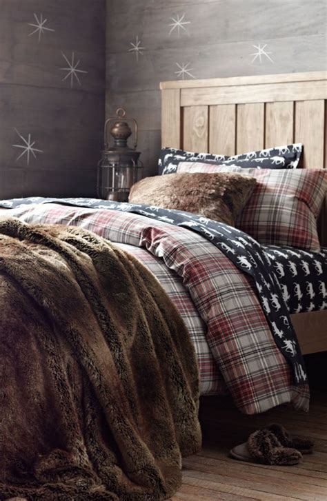 Lodge Plaid Flannel Bedding For Winter Homemydesign