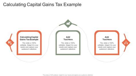 Calculating Capital Gains Tax Example PowerPoint Presentation And