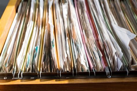 Premium Photo Close Up Of Papers On Table