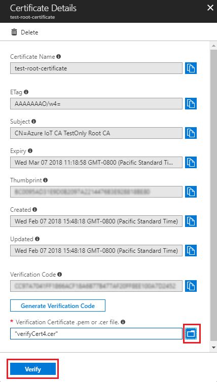 Azure Iot Hub Device Provisioning Service で X 509 Ca 証明書を確認する Microsoft Learn