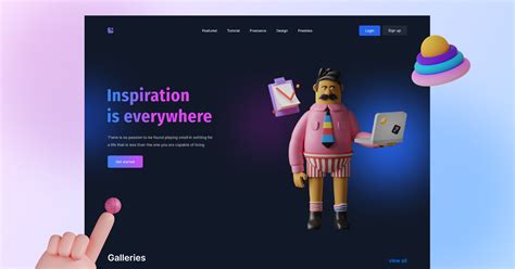 Lunchpiration Blog Landing Page Concept Figma Community