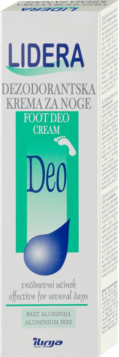 LIDERA Deo Dezodorans Krema Za Stopala 50 Ml Povoljna Online Kupovina