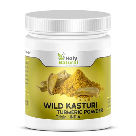 Holy Natural The Wonder Of World Wild Kasturi Turmeric Powder 100gm