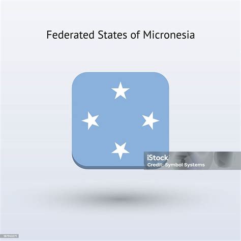 Micronesia Flag Icon Stock Illustration Download Image Now Clip Art Curve Design Istock