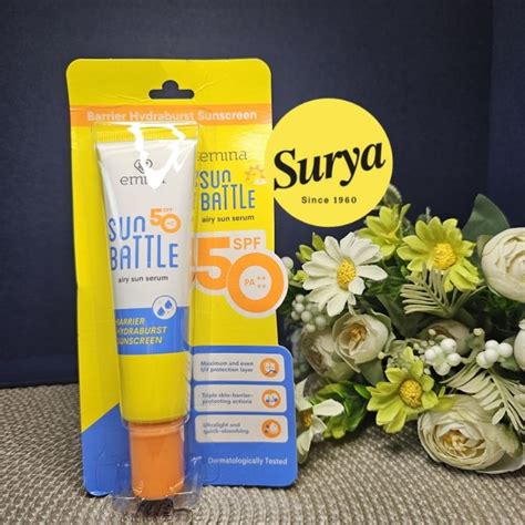 Jual Emina Sun Battle Airy Sun Spf Pa Shopee Indonesia