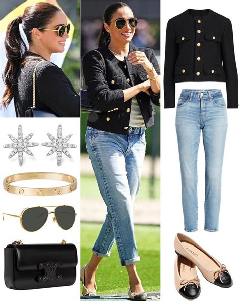 Royal Addicted On Instagram “royalstyle Duchess Of Sussex Style Jacket Celine Jeans Moussy