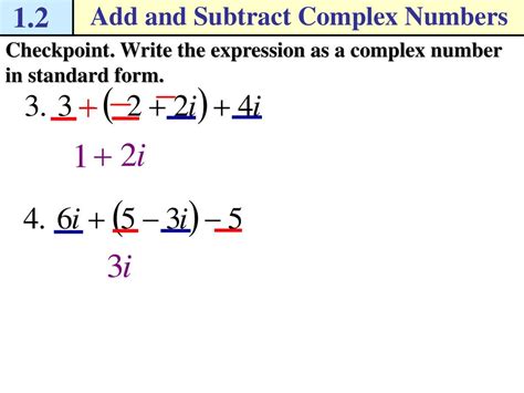 How Do I Add And Subtract Complex Numbers Ppt Download