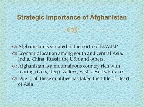 Pak Afghann Relation Ppt