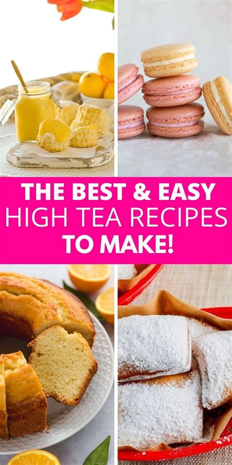 Easy High Tea Recipes To Make at Home » BeverageClass