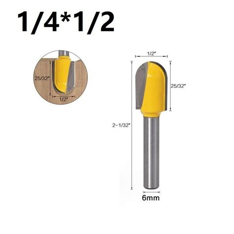 Routeur De Haute Qualit Bit Tige Bit Routeur Mm Accessoires Nez