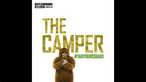 Event The Camper Tag Your Squad Battlegrounds Mobile India Youtube