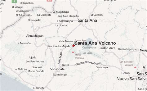 Santa Ana Volcano Mountain Information