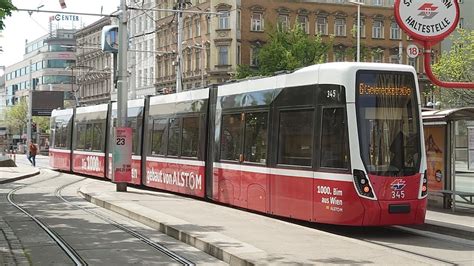 1000ste Straßenbahn aus Wien Flexcity 345 Alstom YouTube