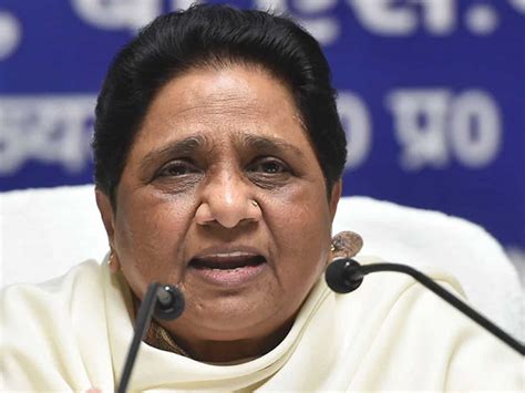 Bsp Chief Mayawati Targets Congress On Sc St Creamy Layer Row