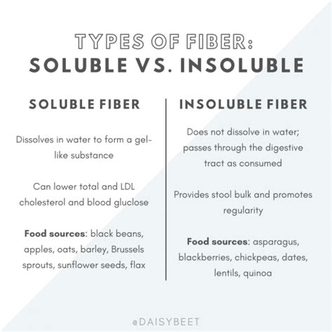 Soluble vs. Insoluble Fiber: Why You Need Them Both • Daisybeet