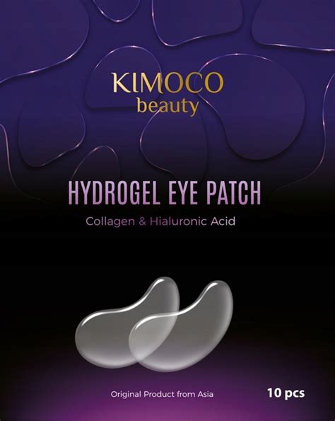 KIMOCO beauty HYDROGEL EYE PATCH COLLAGEN HIALURONOWE PŁATKI POD OCZY