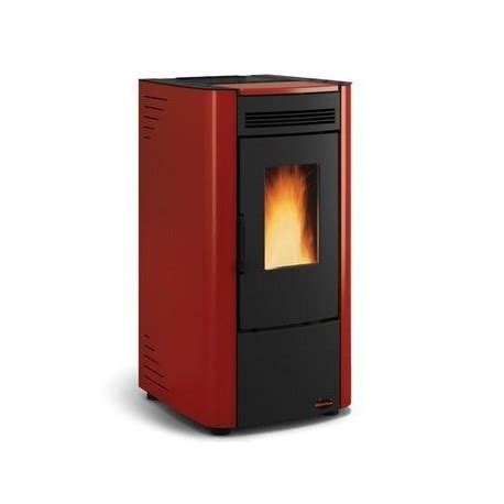 Stufa Ventilata A Pellet La Nordica Extraflame Ketty Evo Kw Bordeaux