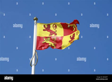 Owain glyndwr flag hi-res stock photography and images - Alamy