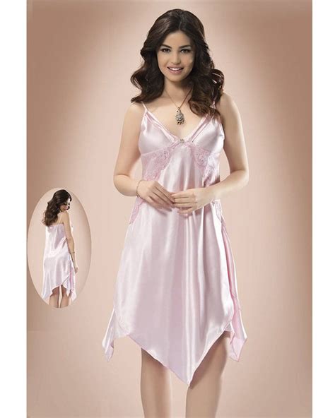 Nightdress Archives Lady Nightwear Night Dress Satin Short Night