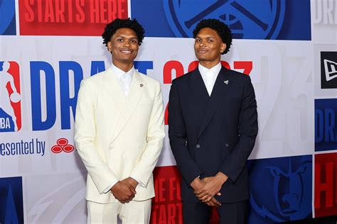 Twin Brothers Make History As Back To Back Picks In 2023 Nba Draft