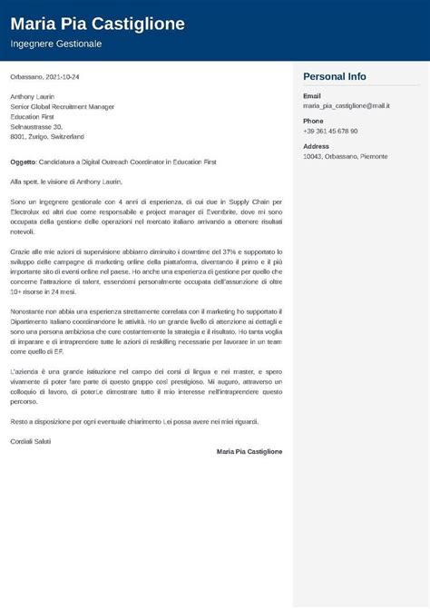 Ottimi Esempi Di Lettera Di Presentazione Senza Esperienza