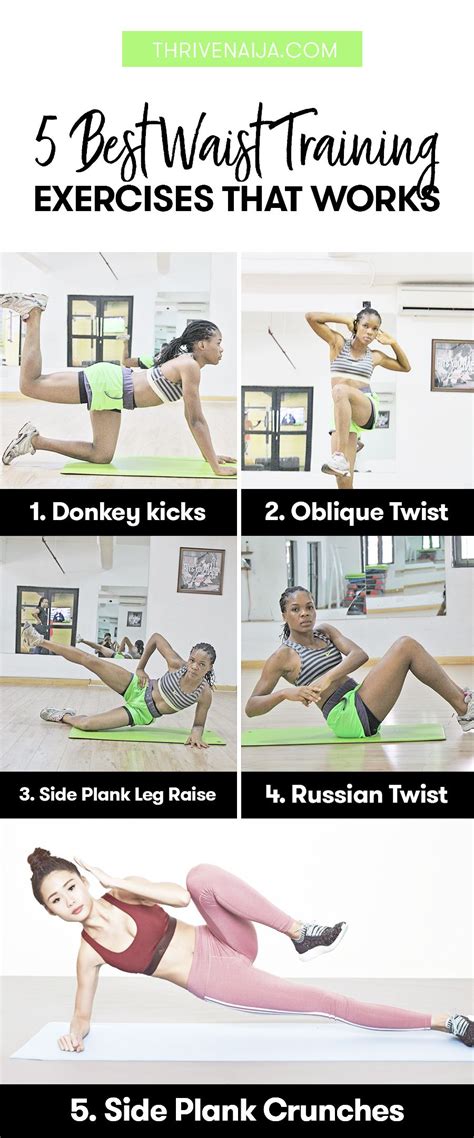 5 Waist Training Exercise Moves That Actually Works Without Corset Thrivenaija Fitness