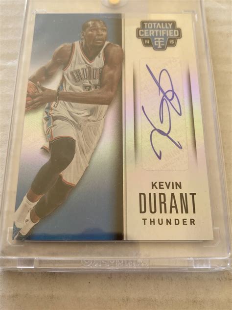 Yahoo Panini Totally Certified Kevin Durant