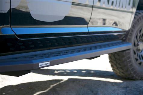 Go Rhino 69442987PC 7 5 RB20 Cab Length Black Running Boards