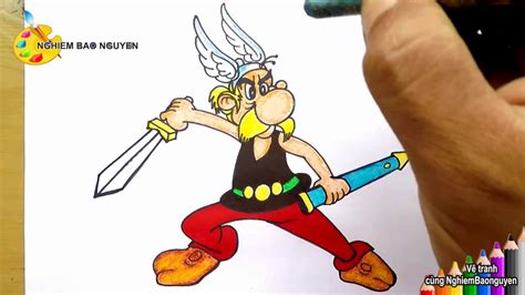 V Nh N V T Asterix How To Draw Asterix Youtube