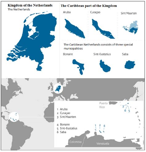 The Kingdom of the Netherlands: continental and Caribbean | Download ...