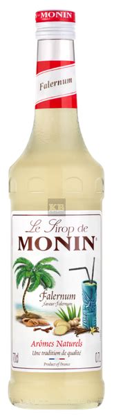 Syrop Falernum Monin Tiki L Art Spo Ywcze Produkty Monin