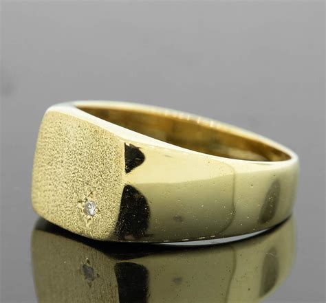 Modern Signet Ring Circa 1990s Gerard Mccabe Antiques