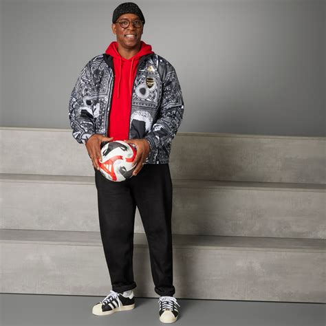 adidas Arsenal Ian Wright Anthem Jacket - Black | adidas KE