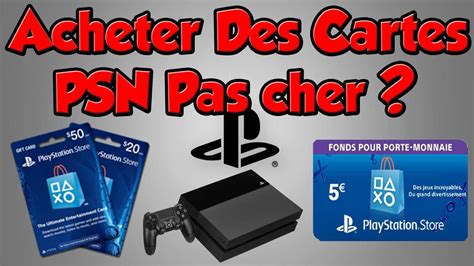 Carte Psn Pas Cher Où Les Acheter Okibata