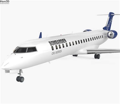 Bombardier CRJ700 series 3D model - Download Airliner on 3DModels.org