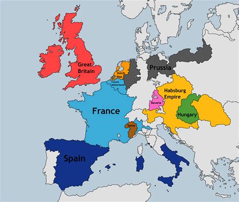 Map Of France Spain