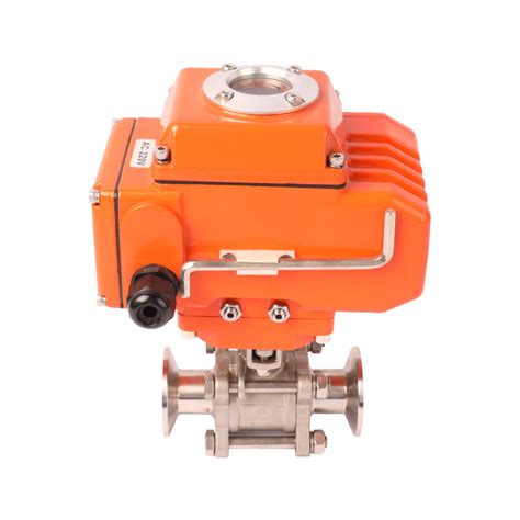 Custom 3 Piece Water Control Flow Valve Electric Ball Valve Cf8 Cf8m Ss304 316 Stainless Steel