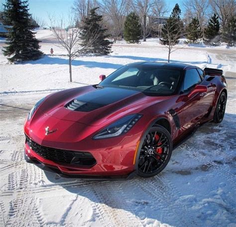 Chevrolet Corvette C7 Z06 Painted In Long Beach Red Metallic Tintcoat