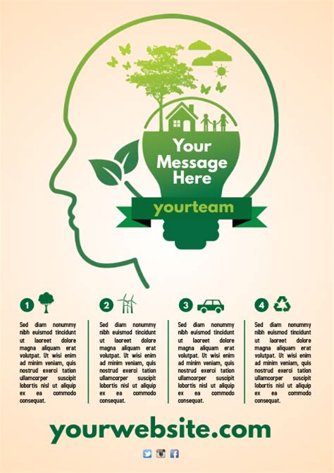 Environmental Poster Template Postermywall