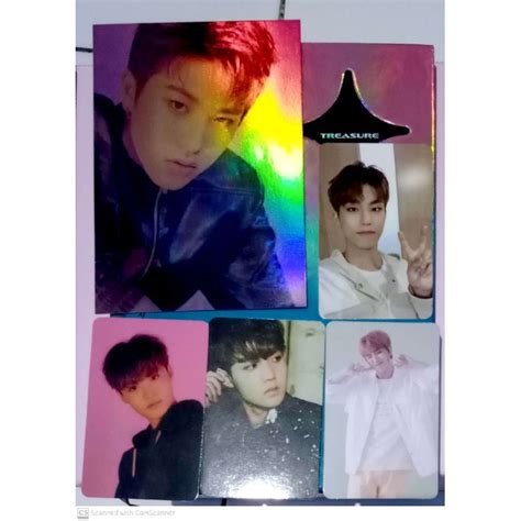 Jual Official Photocard Postcard Treasure Ch Black Ver Jeongwoo