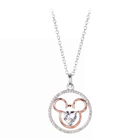 Jewelry And Watches Mickey Mouse Icon Heart Necklace Arthur Babbitt