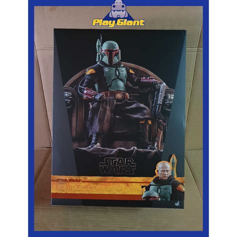Hot Toys Tms Boba Fett Repaint Armor And Throne Regular Star Wars The Mandalorian Scale