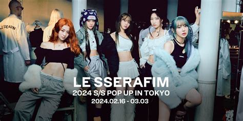 世界中で人気を集める5人組グループle Sserafimのポップアップストア「le Sserafim 2024 Ss Pop Up In