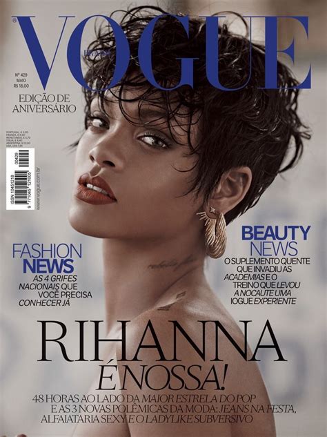 Pin De Claudette Em Cover Capa De Revista Rihanna Modelos