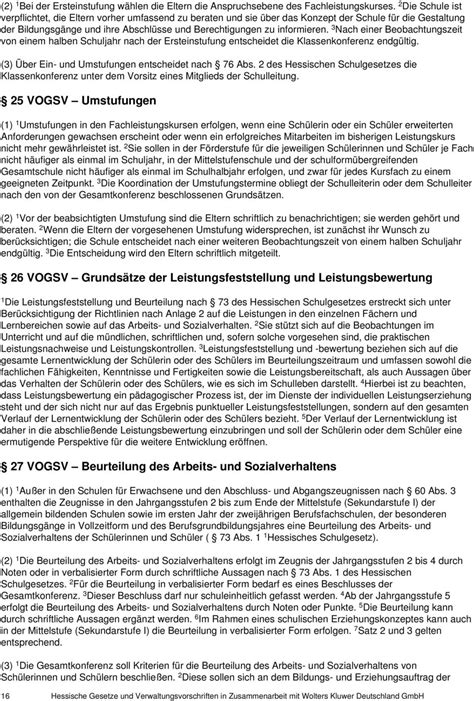 1 Vogsv Rechte Und Pflichten Der Schülerinnen Und Schüler Pdf Free